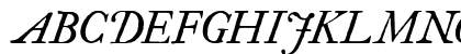 IM FELL Great Primer Italic Uppercase Preview
