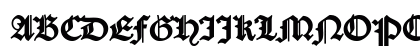 Fette Caslon Gotisch OsF Black Preview