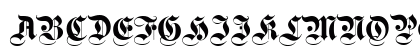 Fette Kanzlei OsF Regular Uppercase Preview