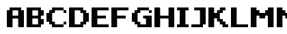 FFF Neostandard Bold Regular Uppercase Preview
