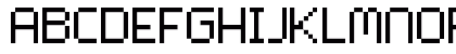 FFF Zerofactor Regular Uppercase Preview