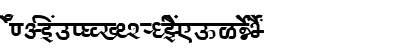 AkrutiDevMadhura Bold Uppercase Preview