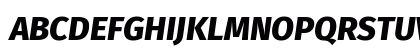 Fira Sans ExtraBold Italic Preview