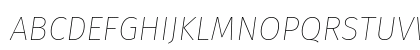 Fira Sans Thin Italic Preview