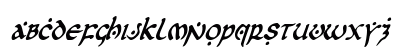 First Order Condensed Italic Condensed Italic Uppercase Preview