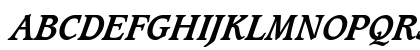 Caxton LT Book Bold Italic Uppercase Preview
