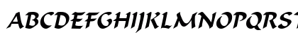 Flat Brush Italic Preview