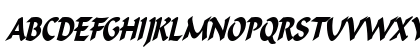 Flat Brush Thin BoldItalic Preview