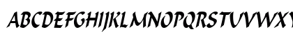 Flat Brush Thin Italic Preview