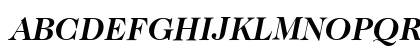 Caslon 224 LT Medium Bold Italic Uppercase Preview