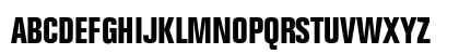 Folio BoldCondensed Regular Uppercase Preview