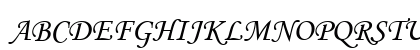 font353 Italic Uppercase Preview