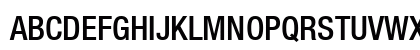 HelveticaNeue LT 67 MdCn Regular Uppercase Preview