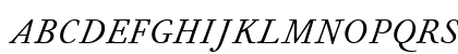 FournierMTTallCaps RomanItalic Preview