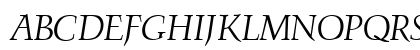 FrancoisLightItalic Regular Preview