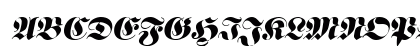 Frank Italic Uppercase Preview