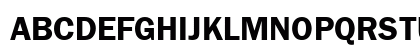 Franklin Gothic SSi Semi Bold Uppercase Preview