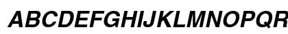 Helvetica LT Bold Italic Preview