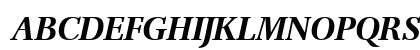 FranklinSerif BoldItalic Uppercase Preview