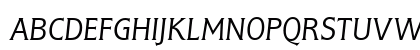 Frascati-Light Italic Uppercase Preview
