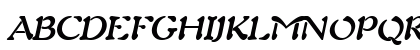 Freedom 9 BoldItalic Uppercase Preview