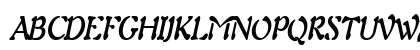 Freedom 9 Thin BoldItalic Uppercase Preview