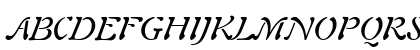 Freeform-721 HU Italic Uppercase Preview