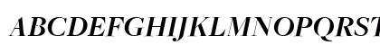 FreightBigBoldItalicSC Regular Uppercase Preview