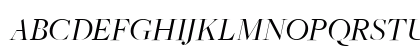 FreightBigBookItalicSC Regular Uppercase Preview