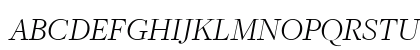 FreightDispLightItalic Regular Uppercase Preview