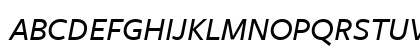 FreightSans MediumItalicSC Preview