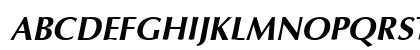 Friends 9 Bold Italic Preview
