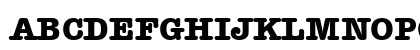 AmerType Md BT Bold Uppercase Preview