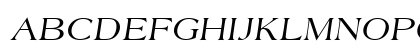 AmericanaT Italic Uppercase Preview