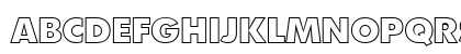 FunctionTwoOutlineExtrabold Regular Uppercase Preview