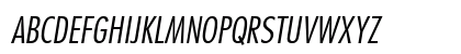 Futura LtCn BT Italic Preview