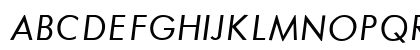 Futurist Italic Preview