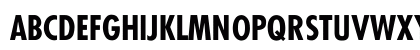 Futura-Condensed-Bold Regular Uppercase Preview