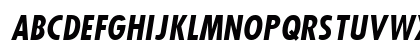 Futura Condensed Bold Italic Preview
