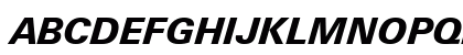 LTUnivers Bold Italic Preview