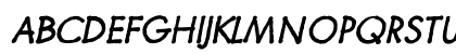 Futuramano Plain Italic Preview