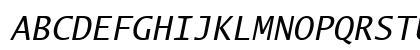 Lucida Sans Typewriter Oblique Preview