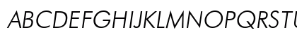 Futuri Light Italic Uppercase Preview