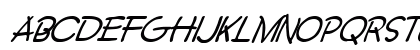 FZ JAZZY 34 ITALIC Normal Uppercase Preview