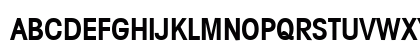 Geometrical-A860-Cond Bold Uppercase Preview