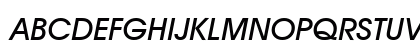 Geometrical-A861 Italic Uppercase Preview