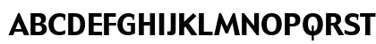 Gadget Regular Uppercase Preview