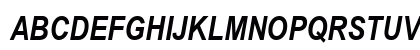 Arial Narrow Bold Italic Preview