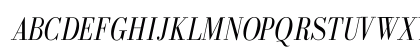 GalileoFLF Medium Italic Uppercase Preview