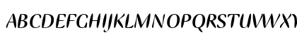 Ellipse ITC Bold Italic Uppercase Preview